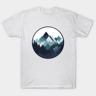 Symphony of heights - minimalist nature T-Shirt